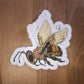 Colorful Bee Logo Stickers
