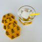 Coasters (bee themed)