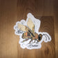 Colorful Bee Logo Stickers