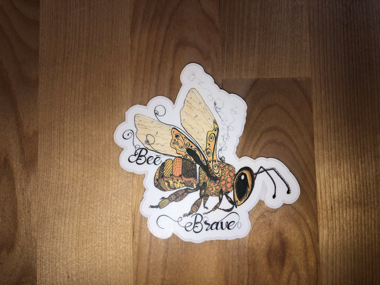 Colorful Bee Logo Stickers