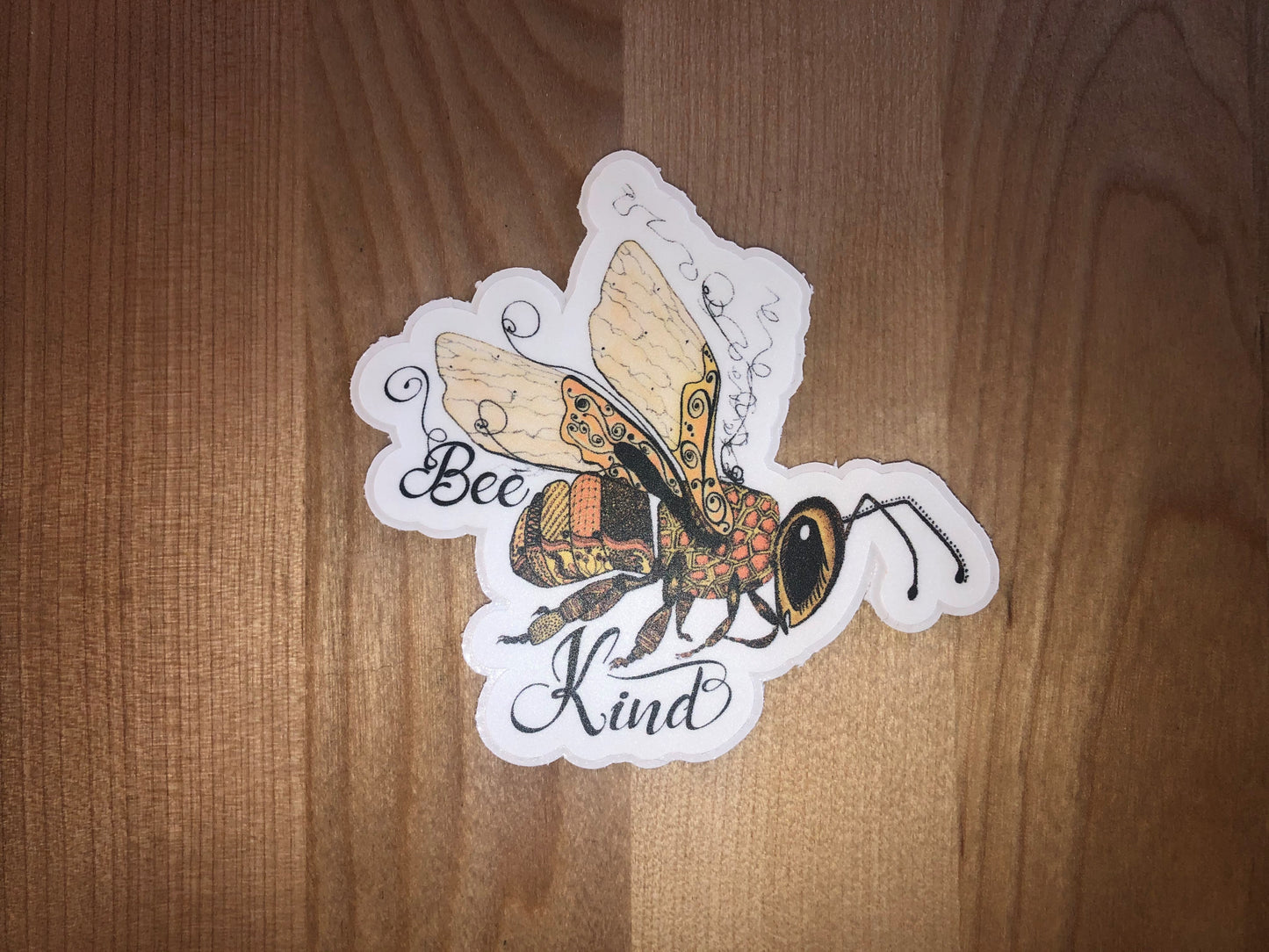 Colorful Bee Logo Stickers