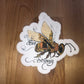 Colorful Bee Logo Stickers