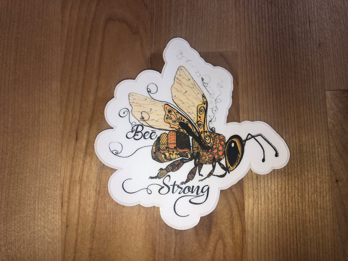 Colorful Bee Logo Stickers