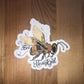 Colorful Bee Logo Stickers