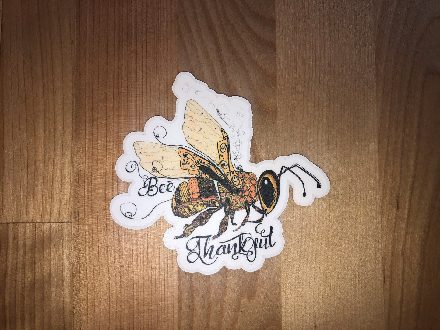 Colorful Bee Logo Stickers