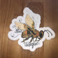 Colorful Bee Logo Stickers