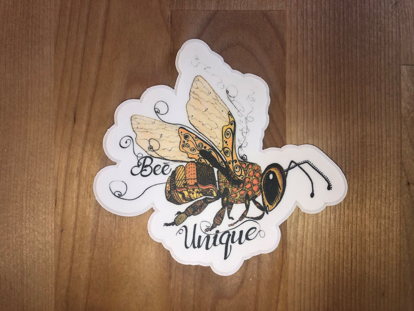 Colorful Bee Logo Stickers